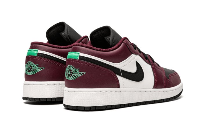 Air Jordan 1 Low SE Dark Beetroot Black Roma Green
