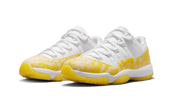 Air Jordan 11 Retro Low Yellow Snakeskin