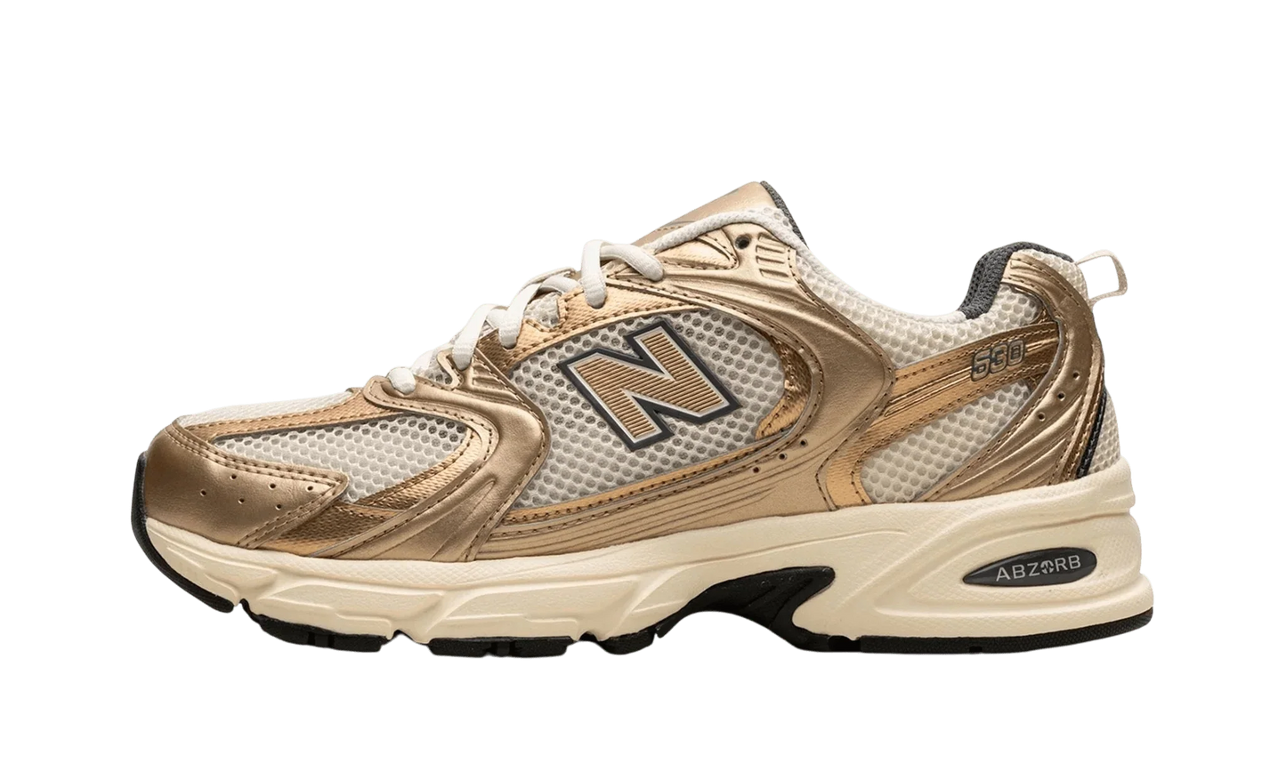 New Balance 530 Turtledove Gold Metallic