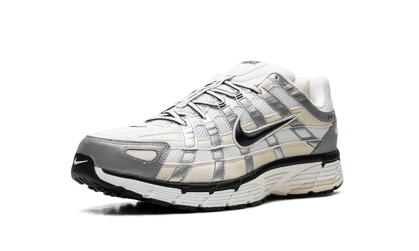 Nike P-6000 Coconut Milk Metallic Silver