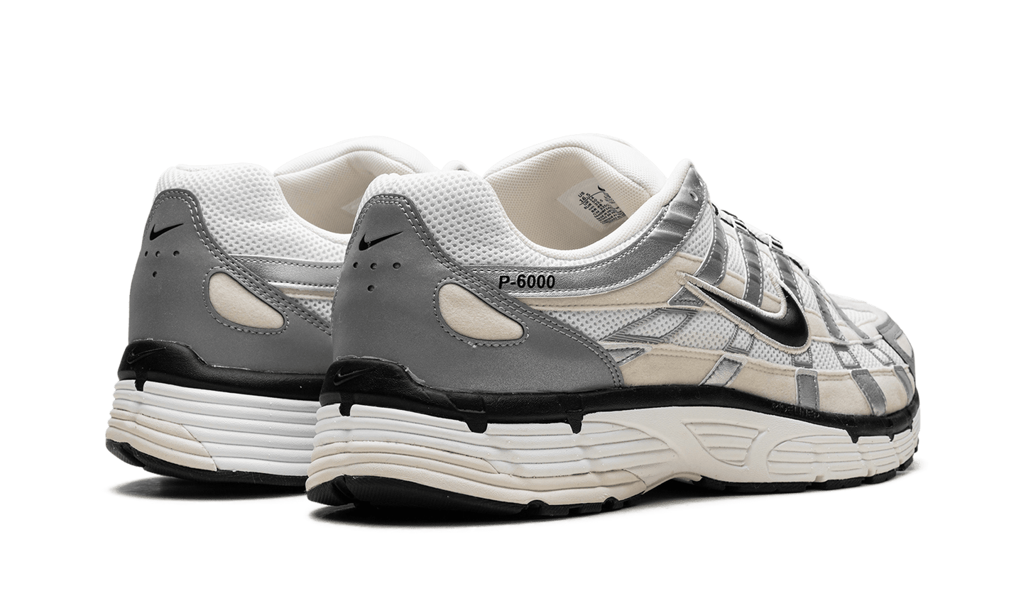 Nike P-6000 Coconut Milk Metallic Silver