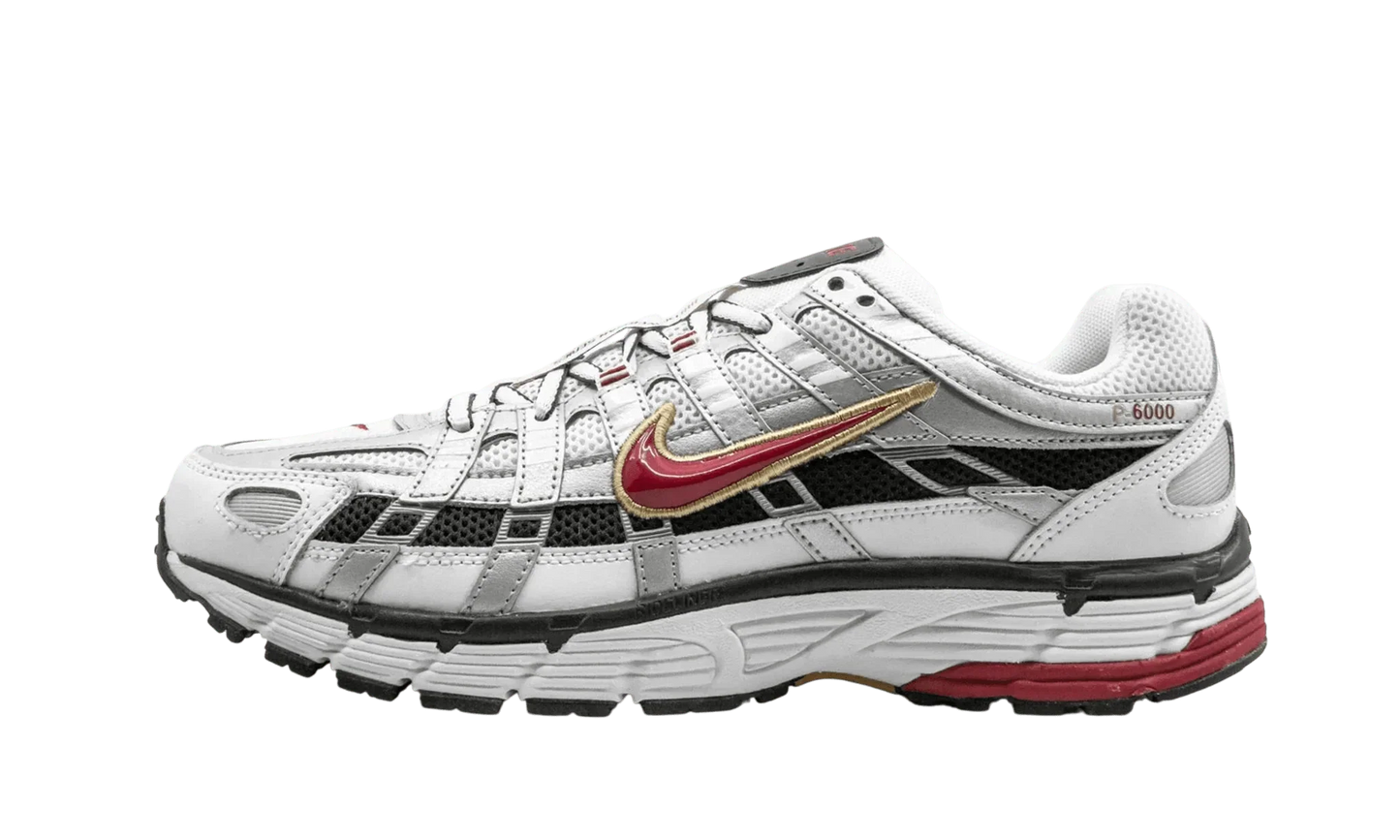 Nike P-6000 White Gold Red