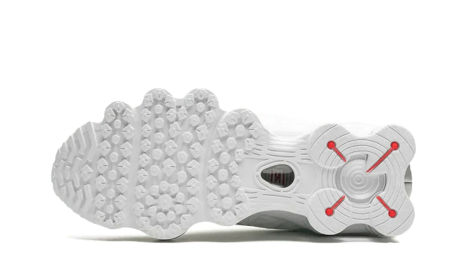 Nike Shox TL White Metallic Silver Max Orange