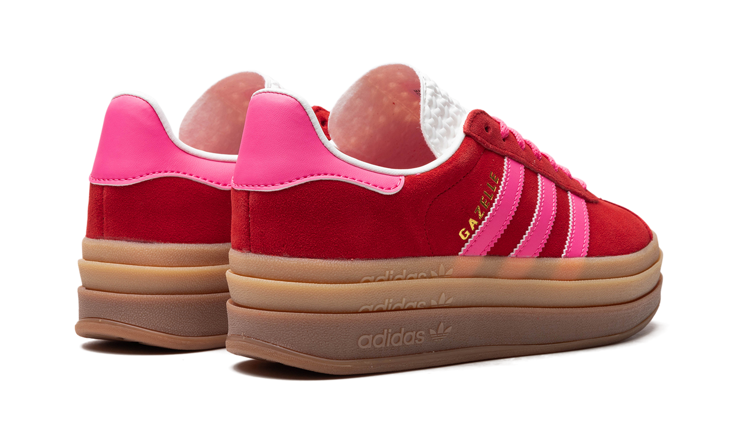 Adidas Gazelle Bold Collegiate Red Lucid Pink