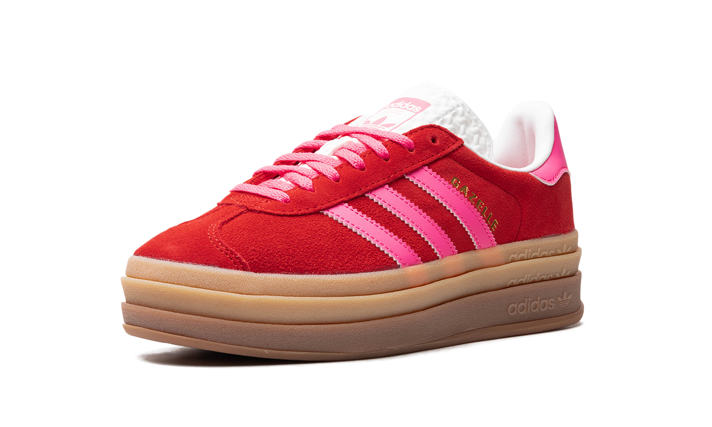 Adidas Gazelle Bold Collegiate Red Lucid Pink