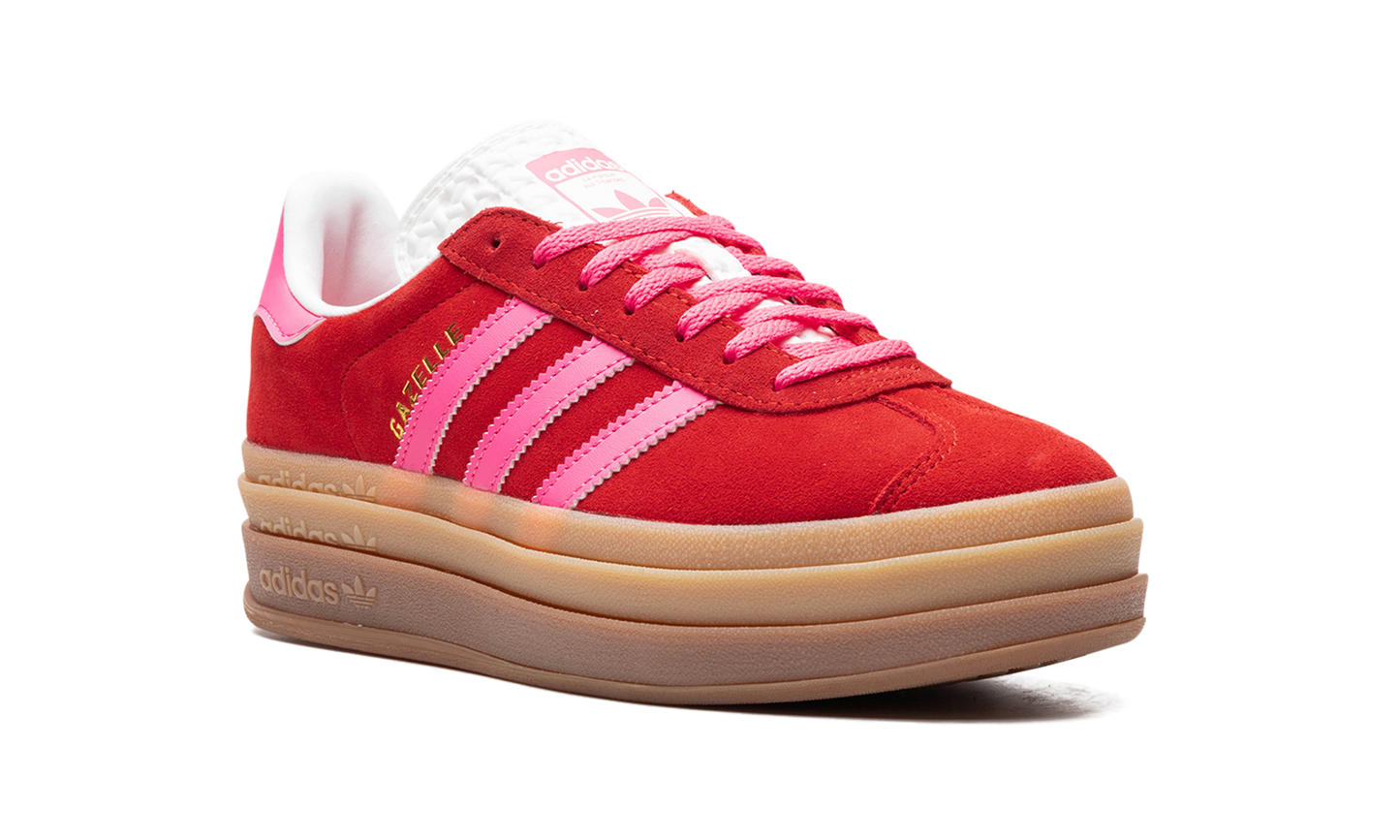 Adidas Gazelle Bold Collegiate Red Lucid Pink