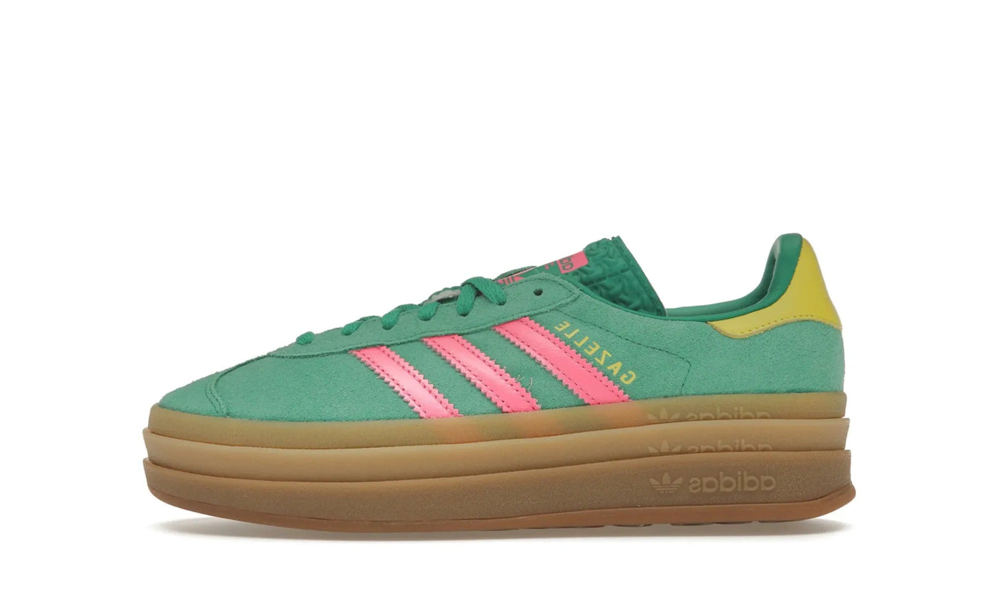 Adidas Gazelle Bold Court Green Lucid Pink