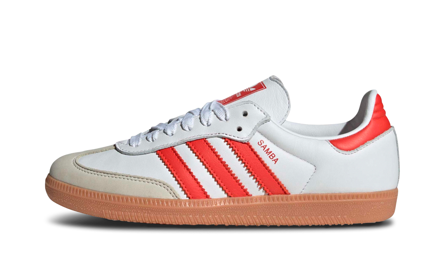 Adidas Samba OG White Solar Red Gum
