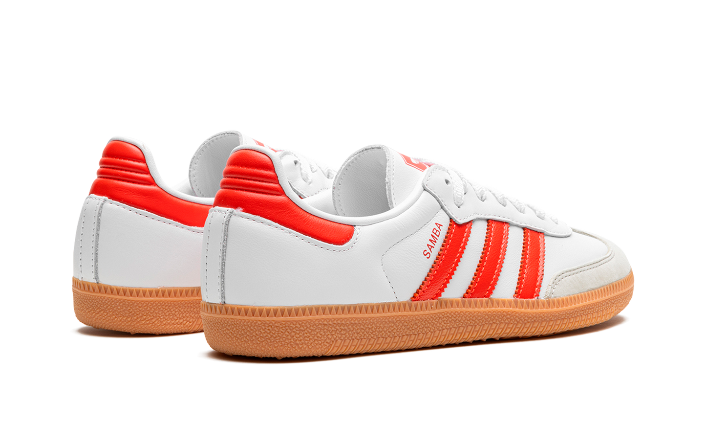 Adidas Samba OG White Solar Red Gum