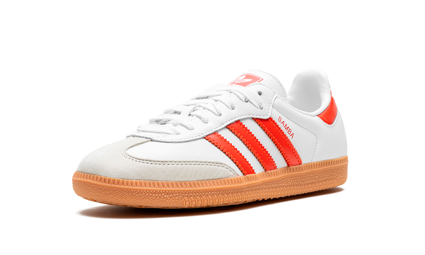 Adidas Samba OG White Solar Red Gum