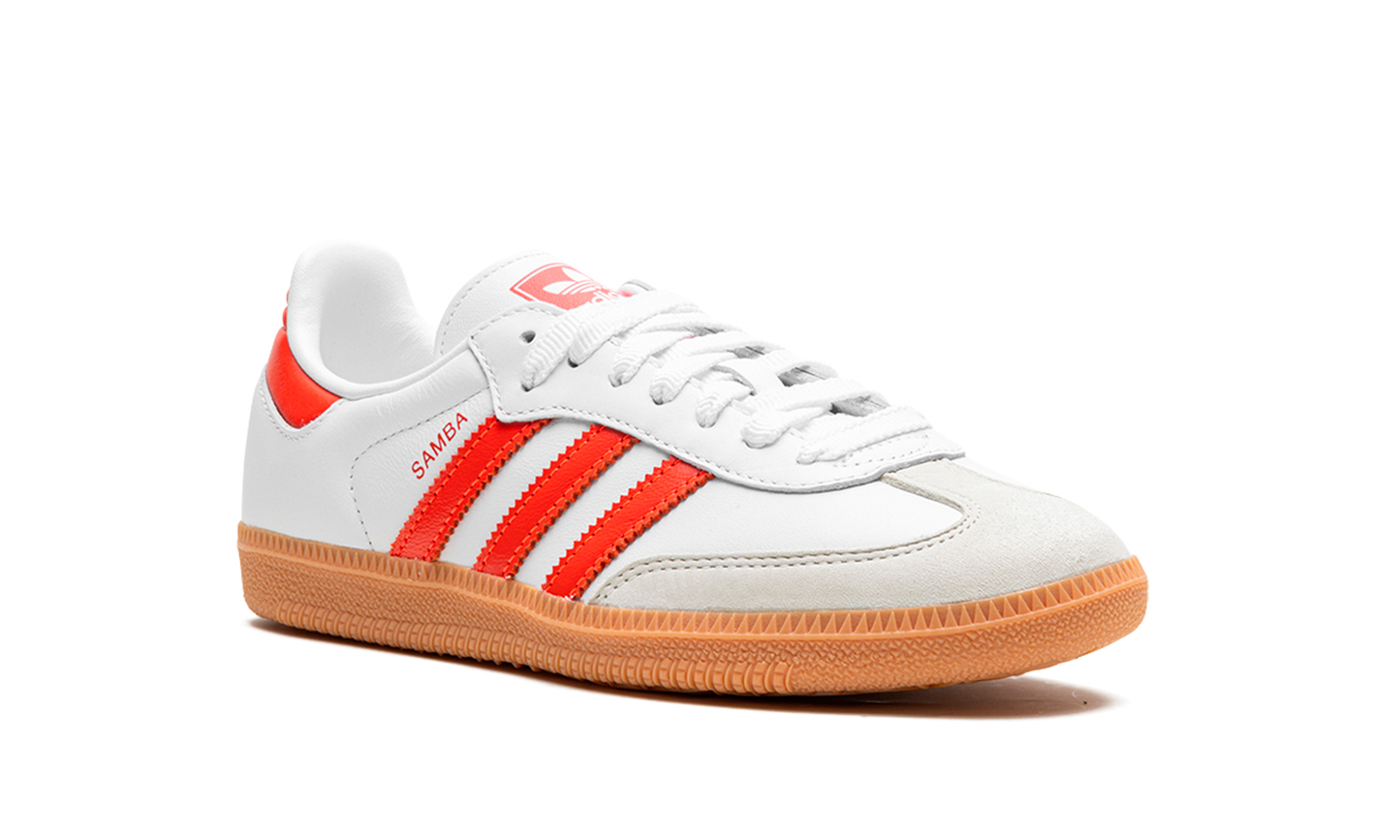Adidas Samba OG White Solar Red Gum