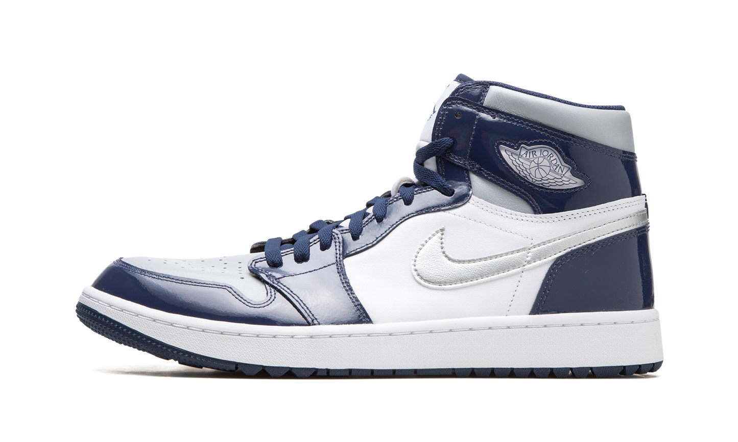 Air Jordan 1 Retro High Golf Patent Midnight Navy