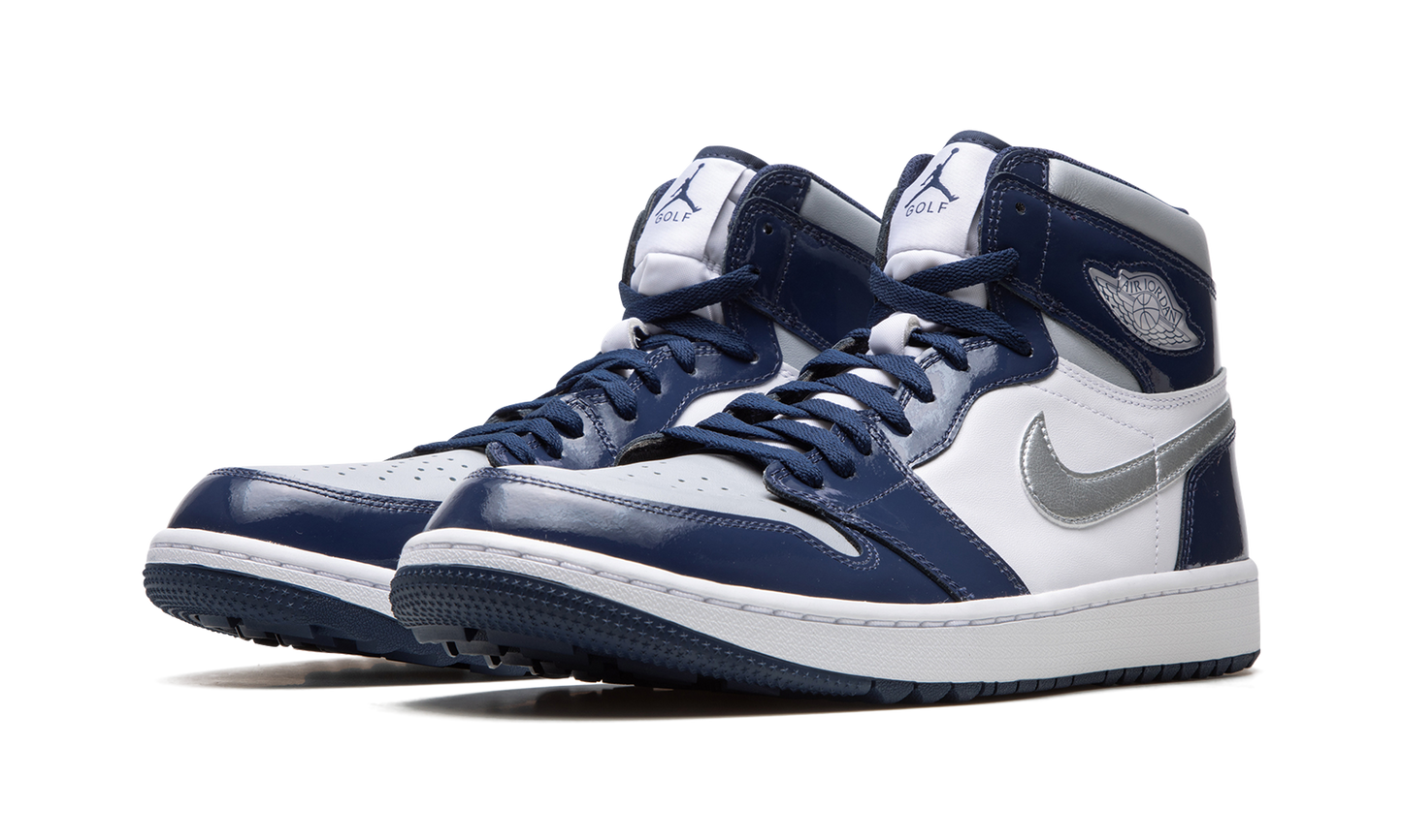 Air Jordan 1 Retro High Golf Patent Midnight Navy