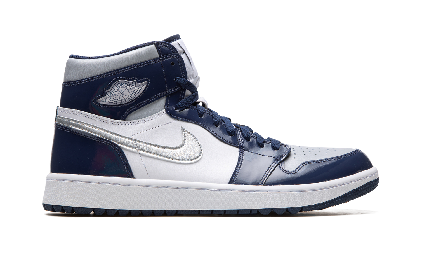 Air Jordan 1 Retro High Golf Patent Midnight Navy