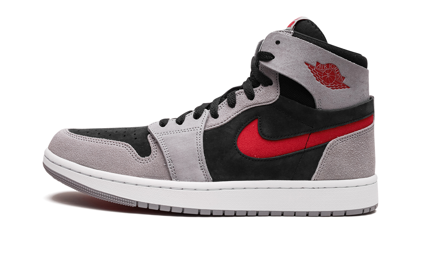 Air Jordan 1 High Zoom Air CMFT 2 Black Fire Red Cement