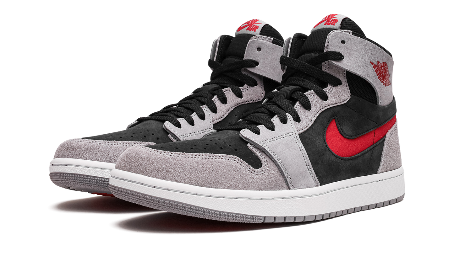 Air Jordan 1 High Zoom Air CMFT 2 Black Fire Red Cement