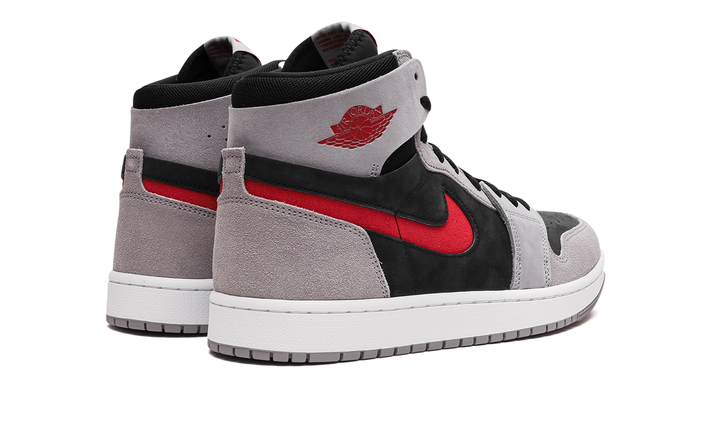 Air Jordan 1 High Zoom Air CMFT 2 Black Fire Red Cement