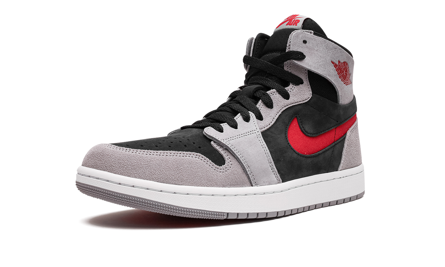 Air Jordan 1 High Zoom Air CMFT 2 Black Fire Red Cement