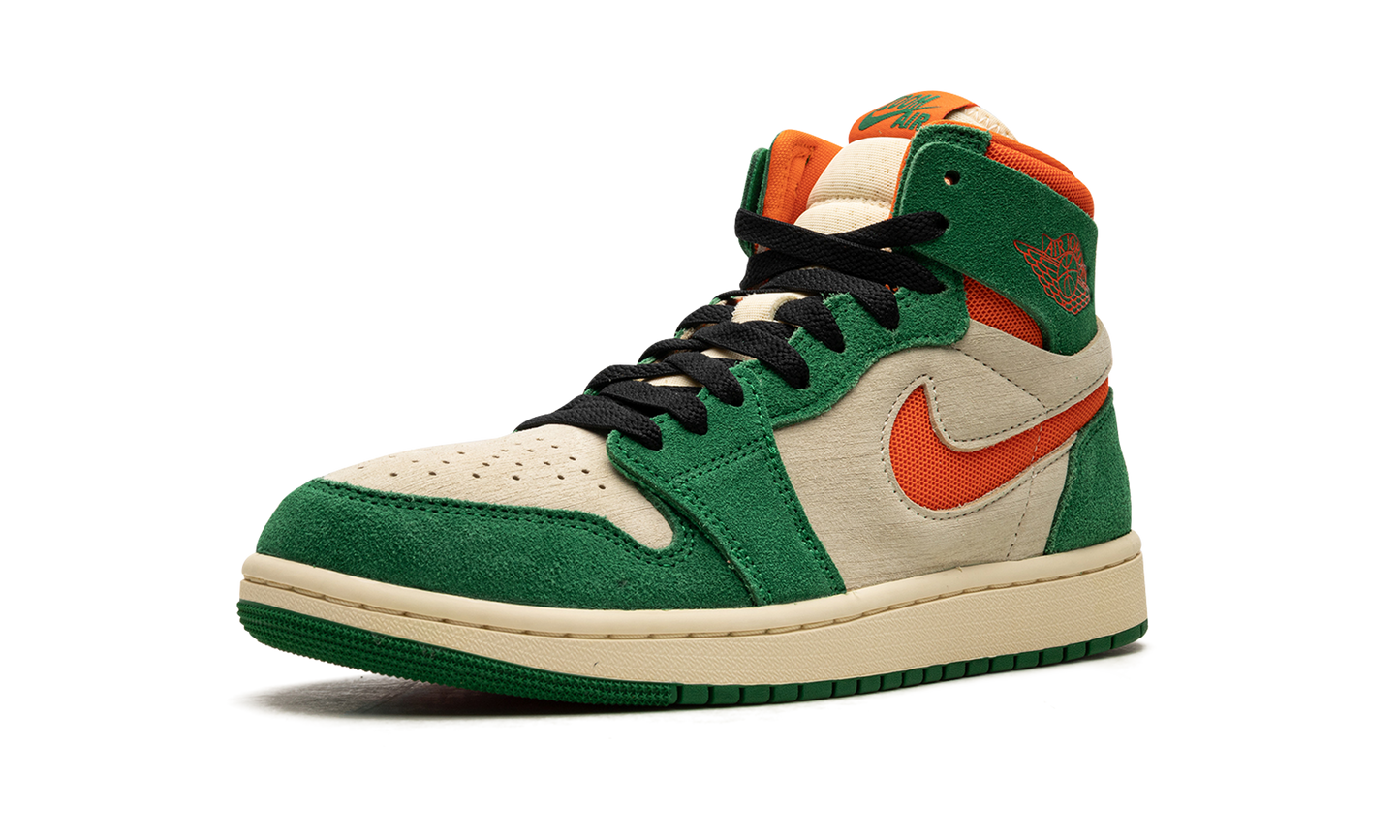 Air Jordan 1 High Zoom Air CMFT 2 Pine Green Orange Blaze