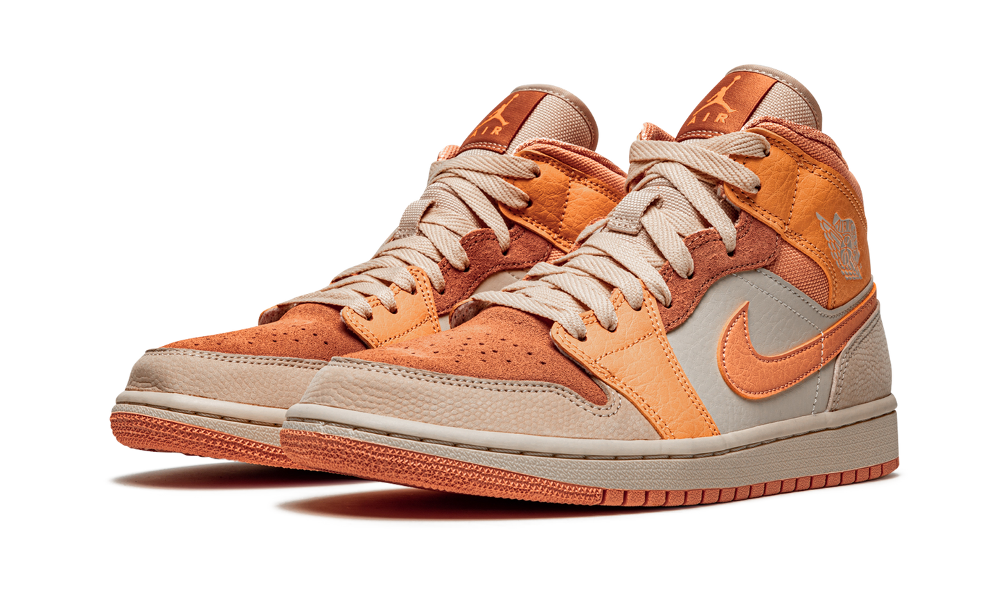 Air Jordan 1 Mid Apricot Orange