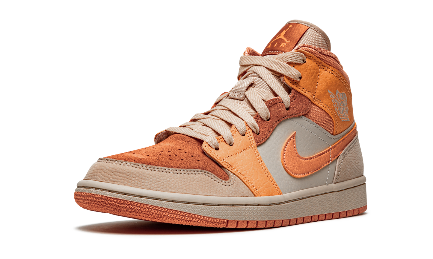 Air Jordan 1 Mid Apricot Orange