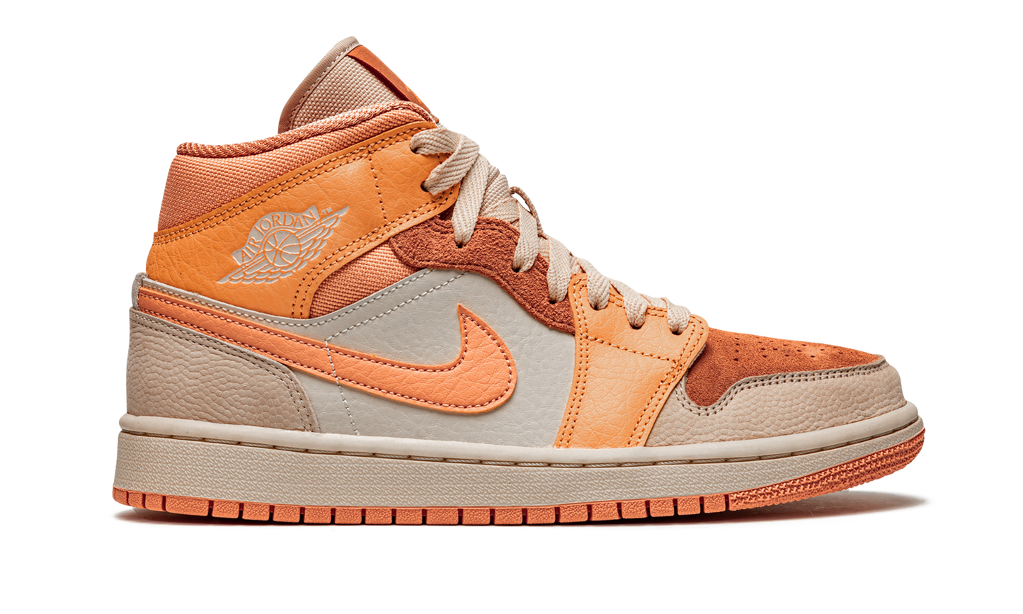 Air Jordan 1 Mid Apricot Orange