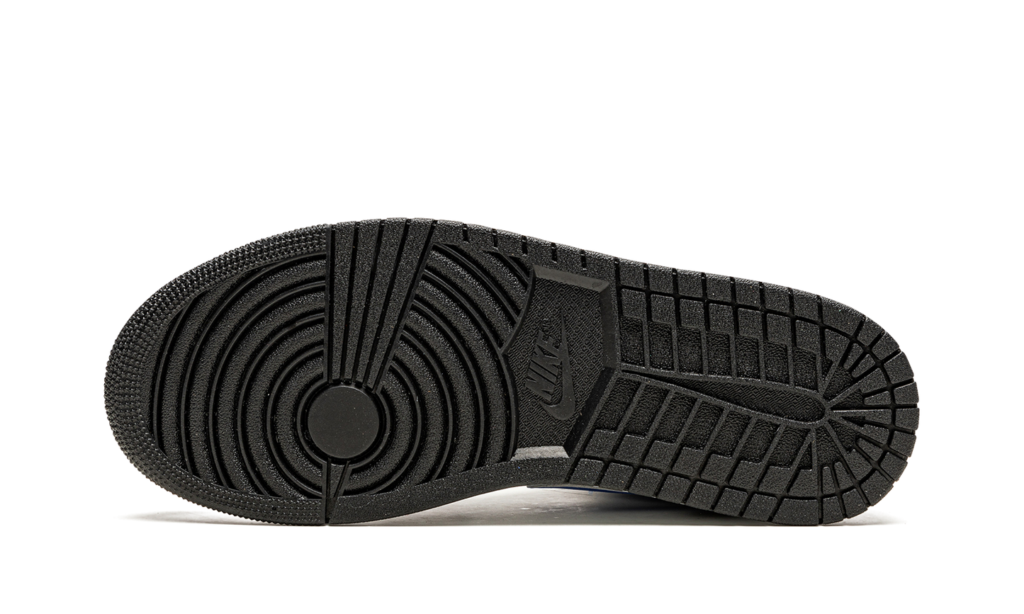 Air Jordan 1 Mid White Black Racer Blue