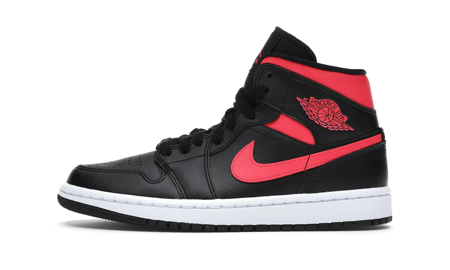 Air Jordan 1 Mid Black Siren Red