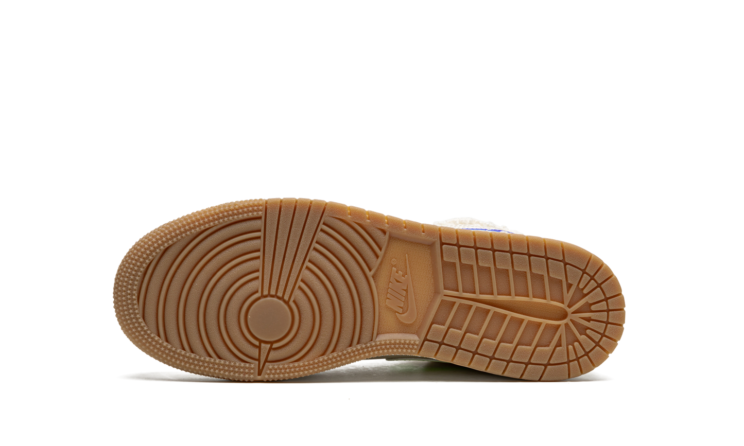 Air Jordan 1 Mid Utility Fleece Pearl White