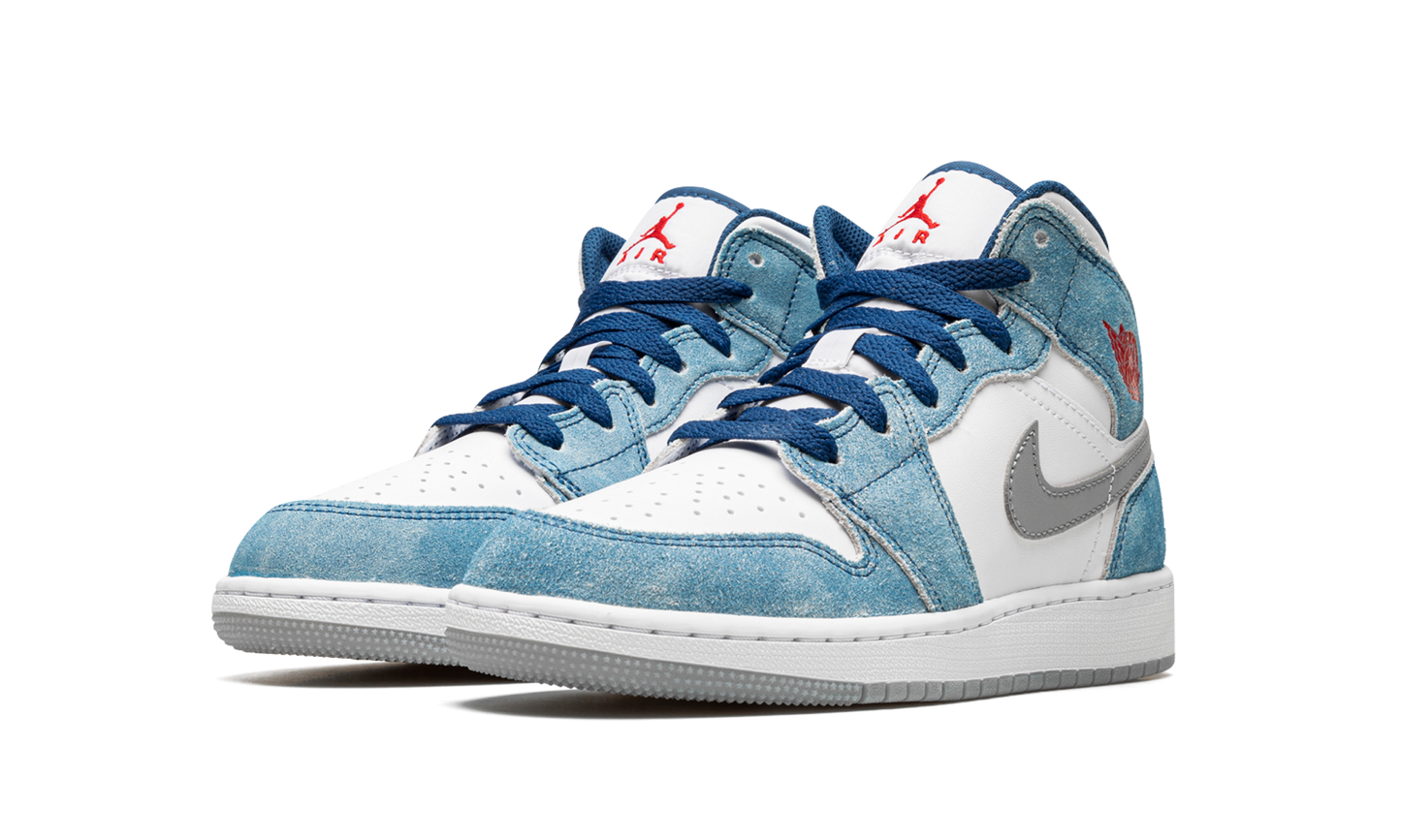 Air Jordan 1 Mid SE French Blue Light Steel