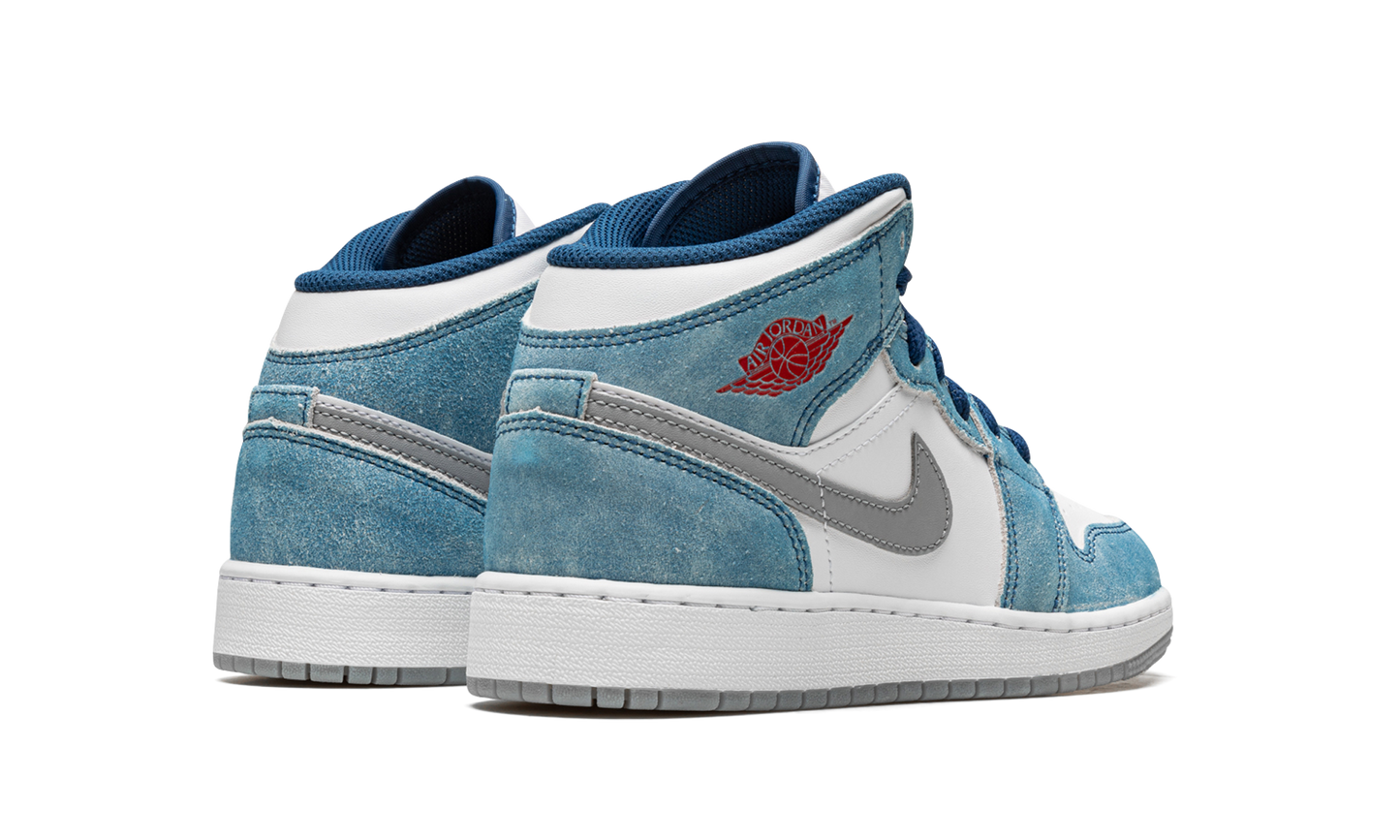 Air Jordan 1 Mid SE French Blue Light Steel