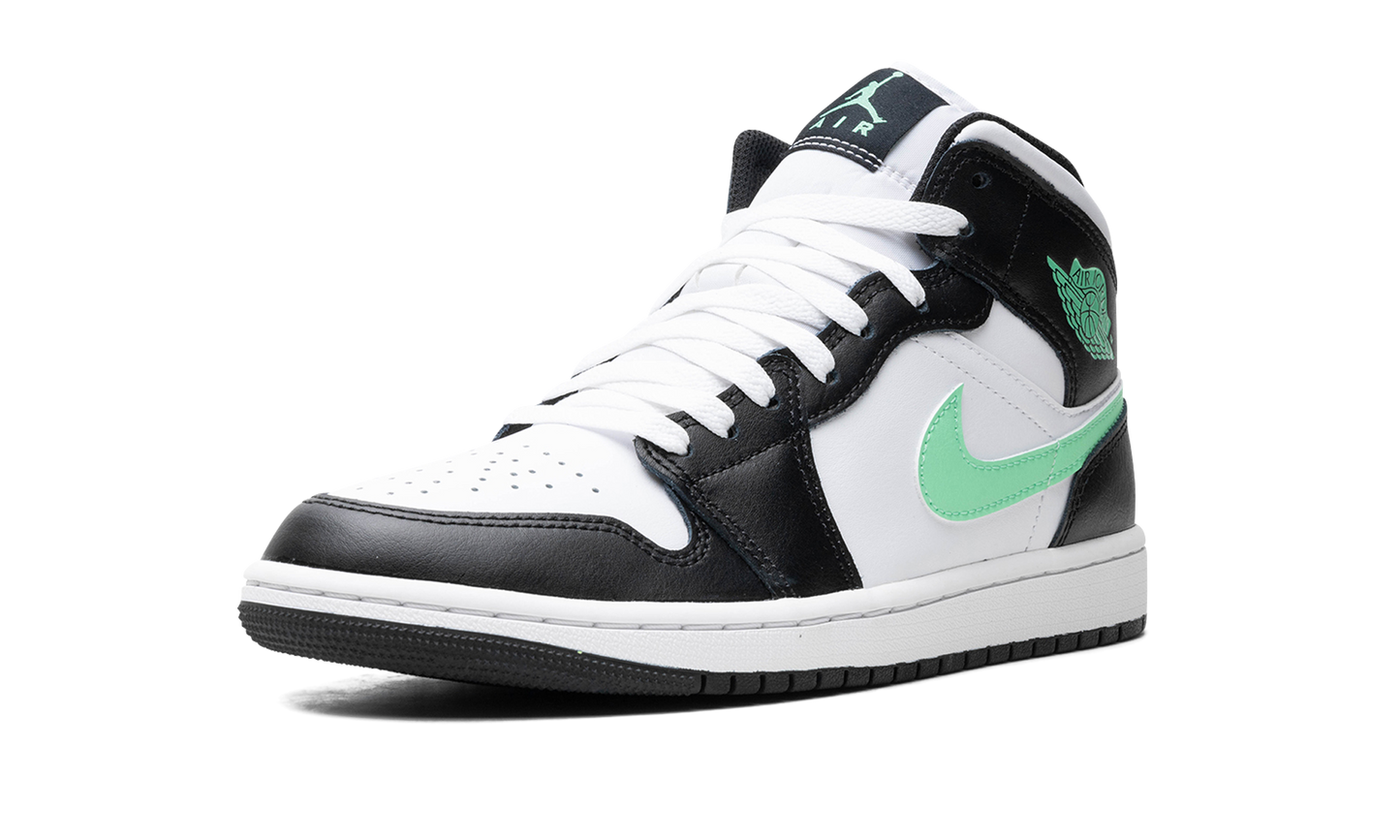 Air Jordan 1 Mid Green Glow