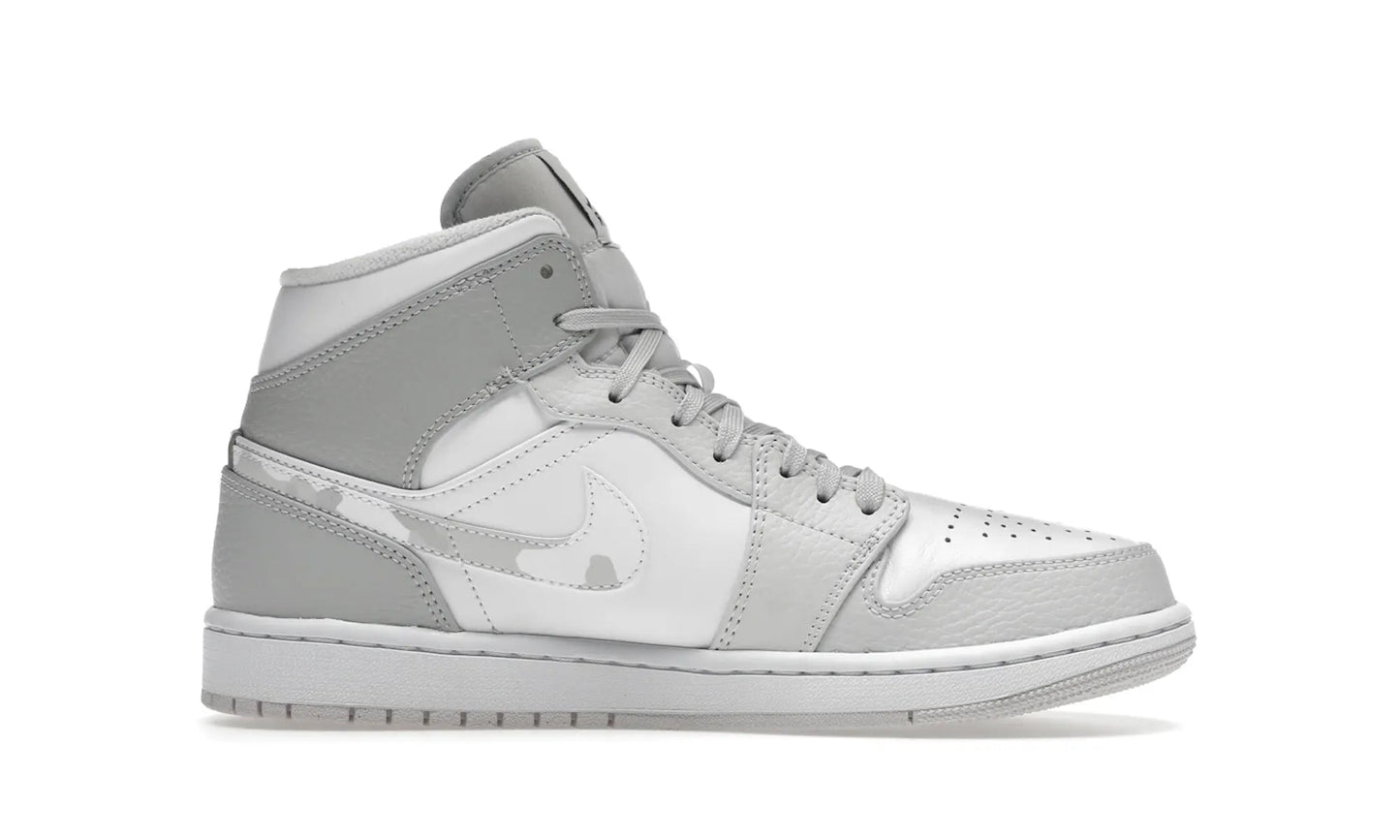 Air Jordan 1 Mid Grey Camo