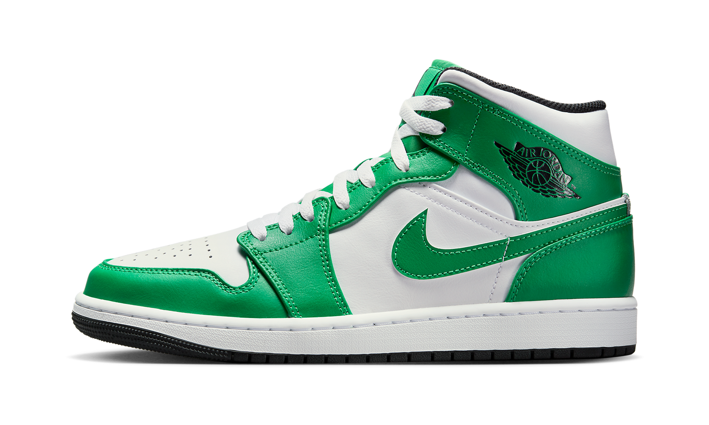 Air Jordan 1 Mid Lucky Green