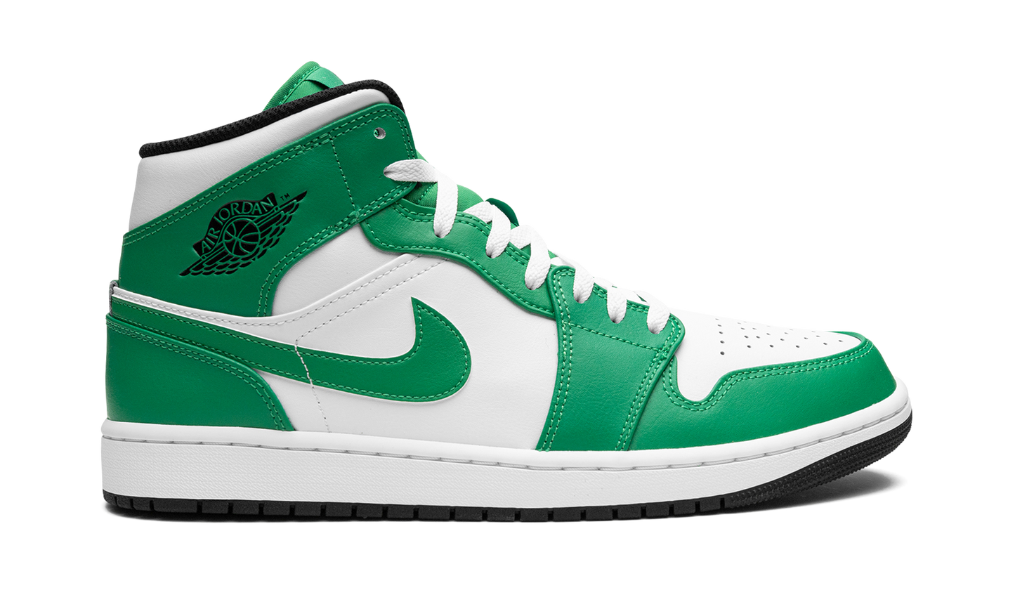 Air Jordan 1 Mid Lucky Green