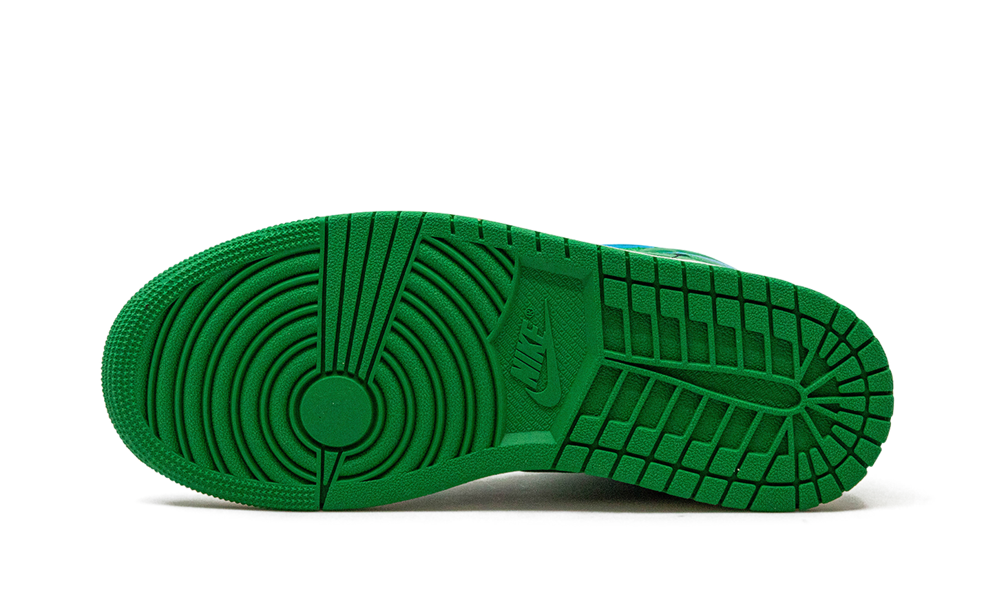 Air Jordan 1 Mid Lucky Green Aquatone