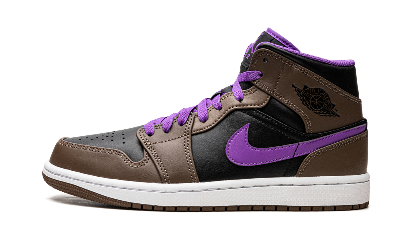 Air Jordan 1 Mid Purple Mocha