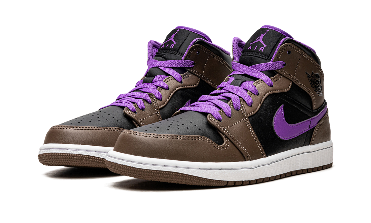 Air Jordan 1 Mid Purple Mocha