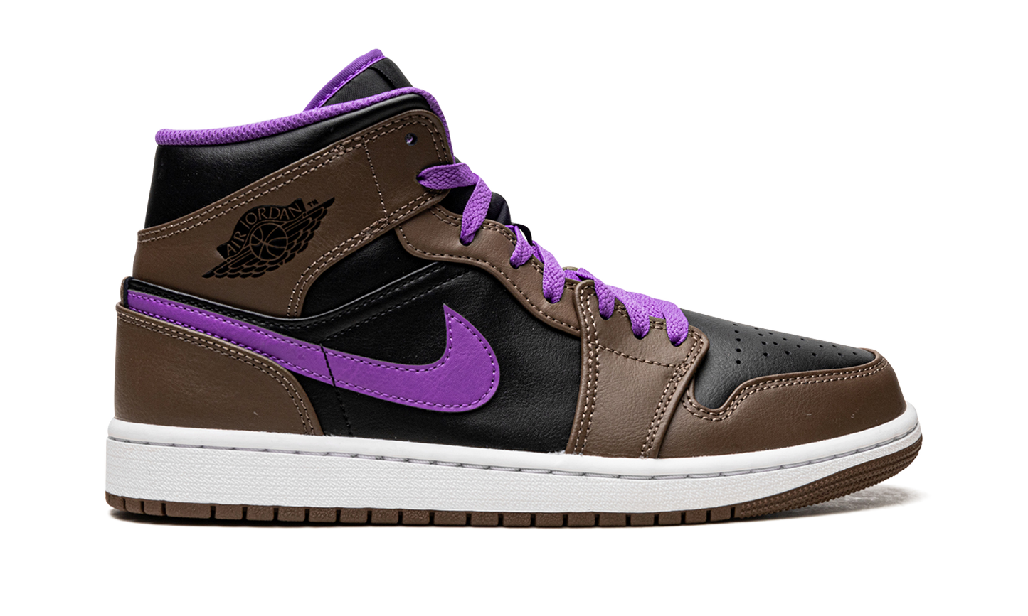 Air Jordan 1 Mid Purple Mocha