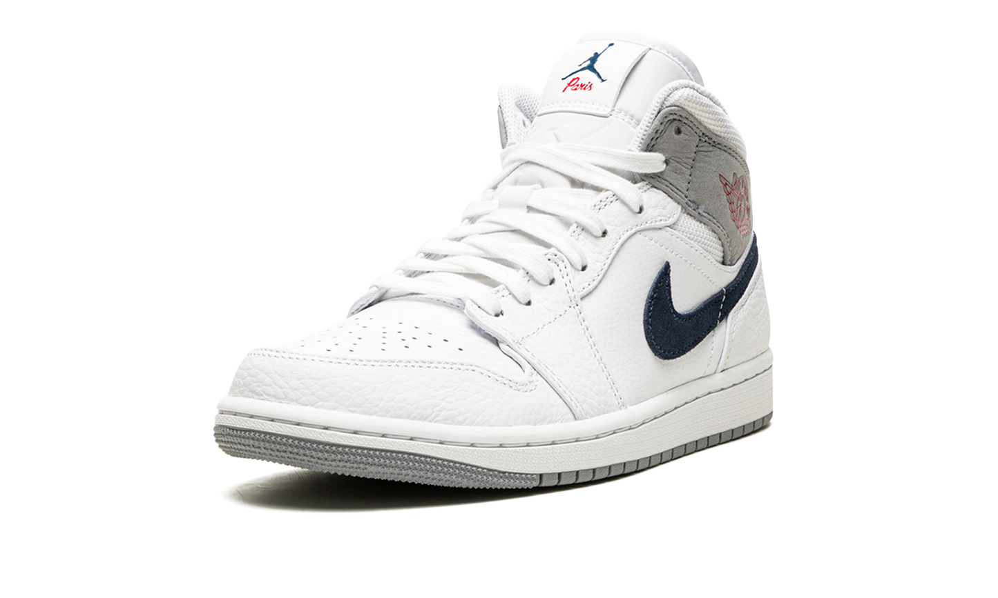 Air Jordan 1 Mid Paris White
