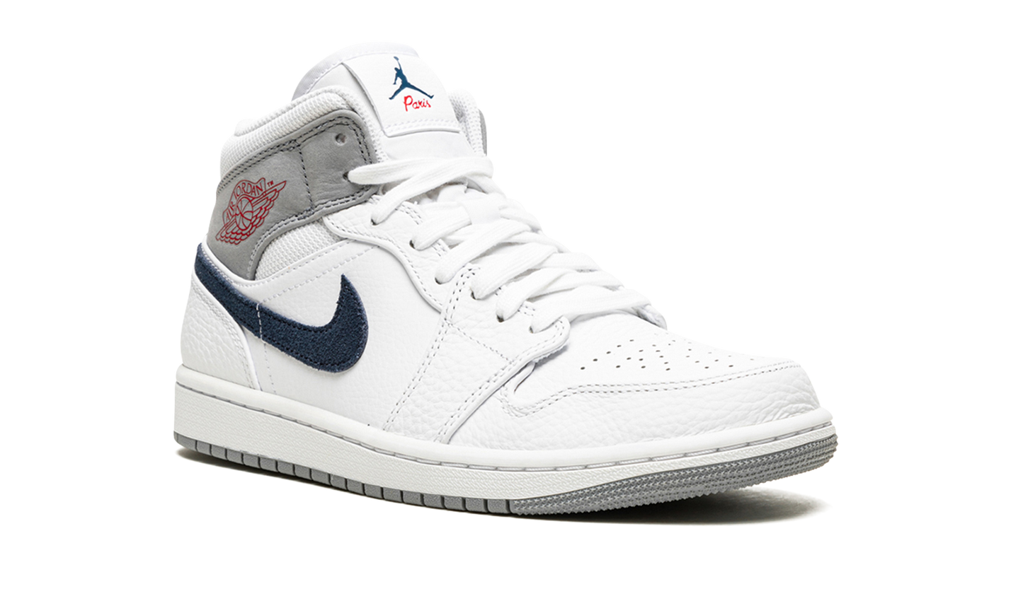 Air Jordan 1 Mid Paris White