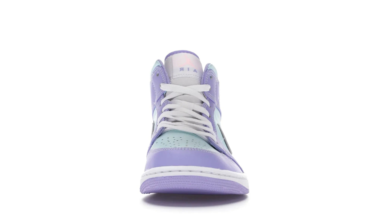 Air Jordan 1 Mid Purple Aqua
