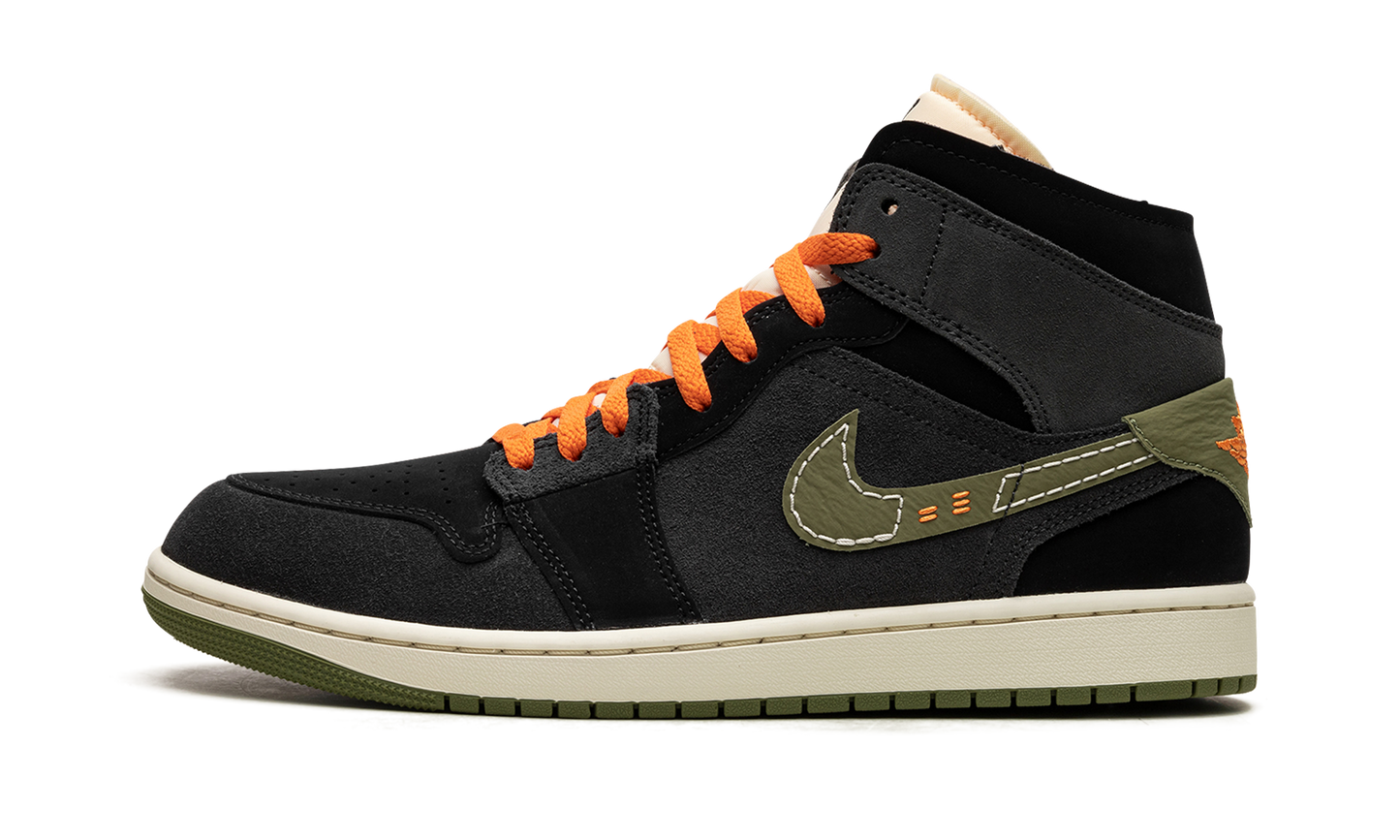 Air Jordan 1 Mid SE Craft Anthracite Light Olive