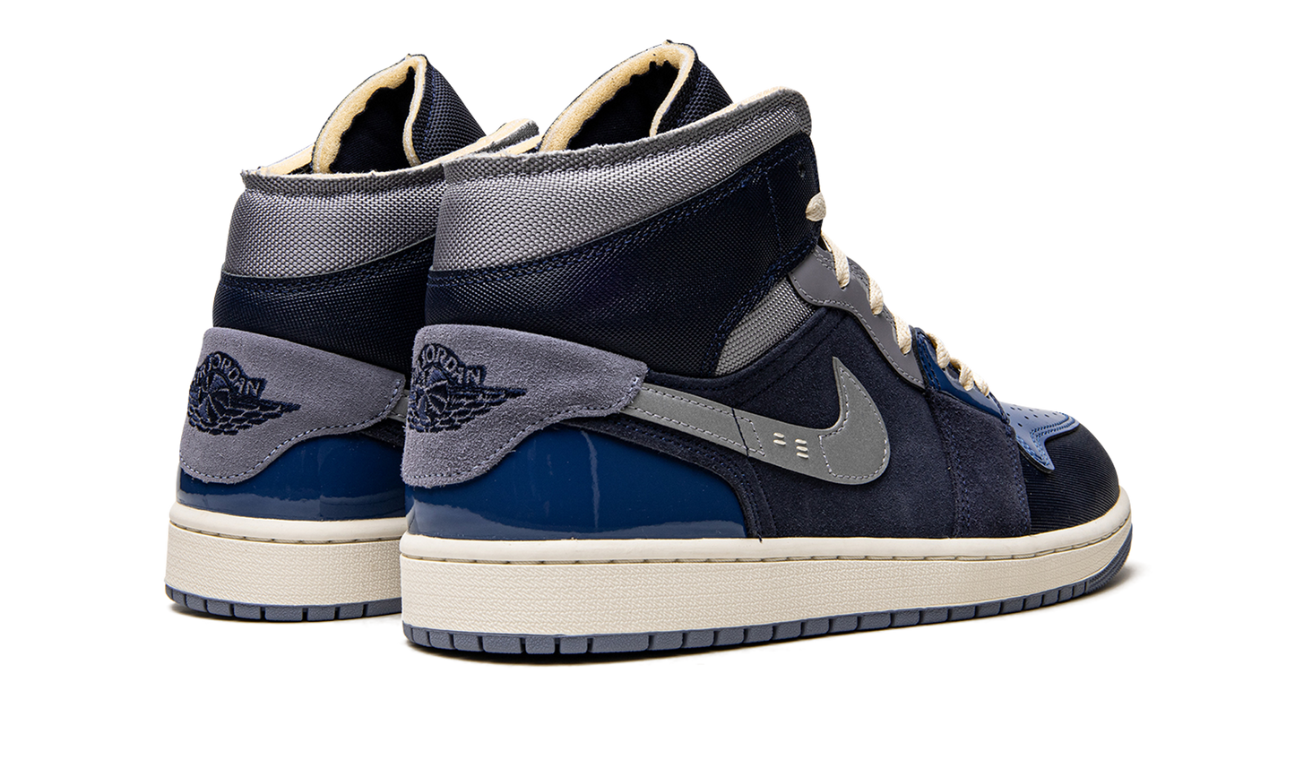 Air Jordan 1 Mid SE Craft Obsidian French Blue Ashen Slate White