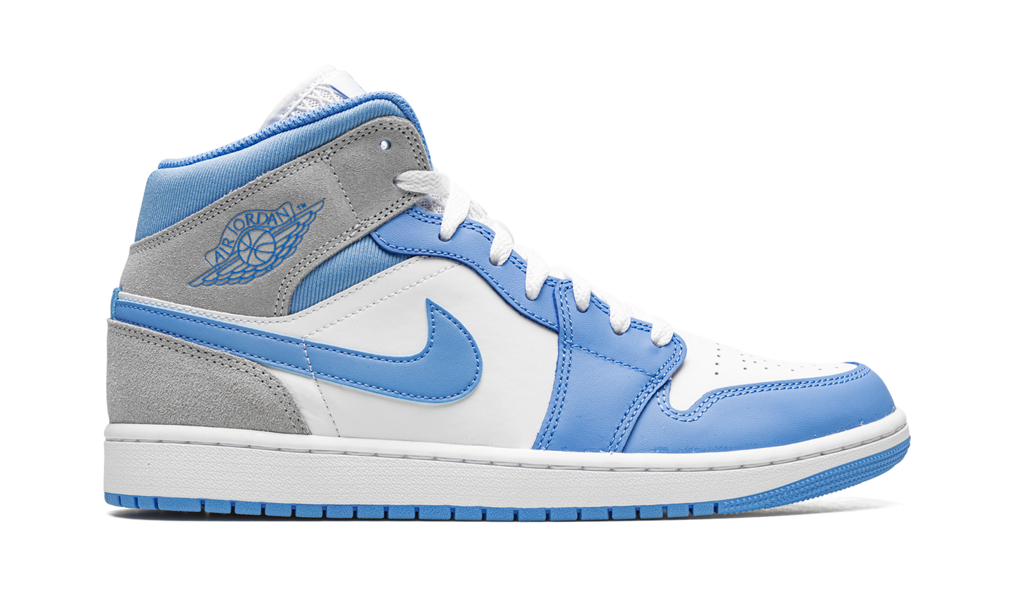 Air Jordan 1 Mid University Blue Grey