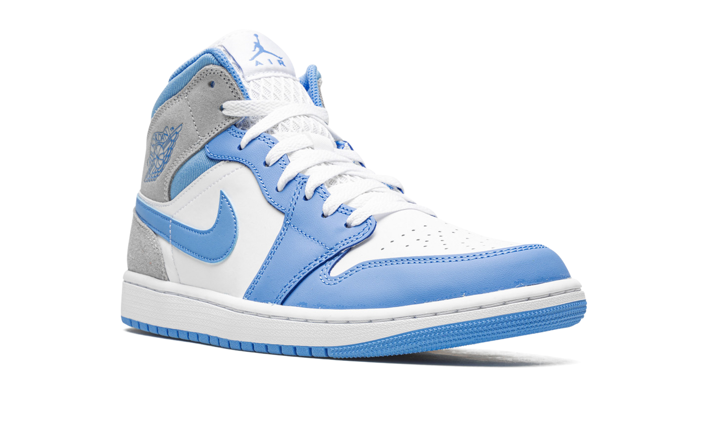 Air Jordan 1 Mid University Blue Grey