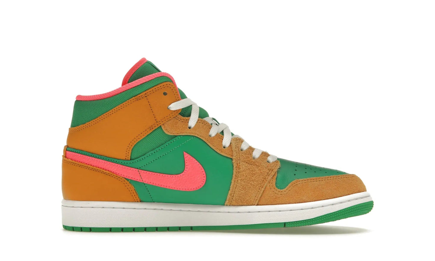 Air Jordan 1 Mid SE Wheat Watermelon
