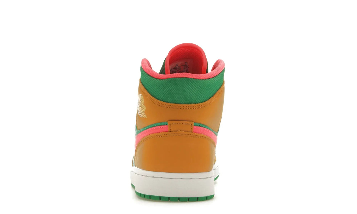 Air Jordan 1 Mid SE Wheat Watermelon