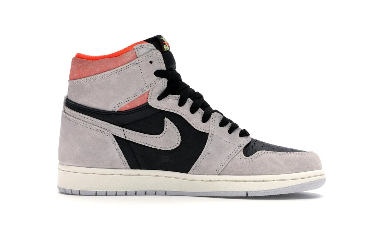 Air Jordan 1 Retro High Neutral Grey Hyper Crimson