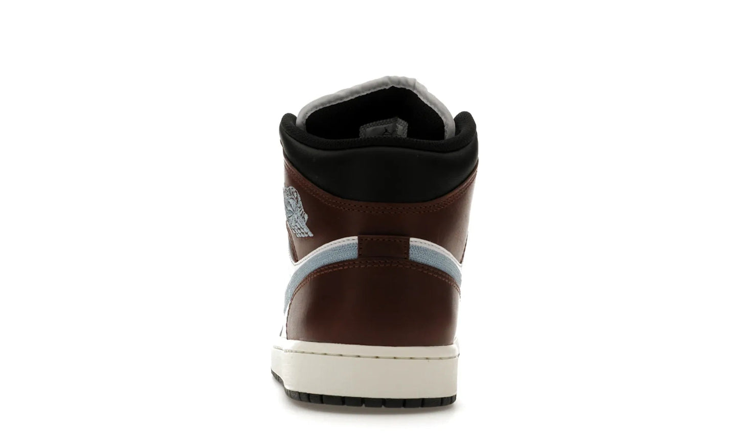 Air Jordan 1 Mid SE Brown Blue Grey